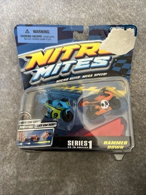 NEW EXTREMELY RARE ZAG TOYS NITRO MITES BIKES HAMMER DOWN  - Image 1 of 3