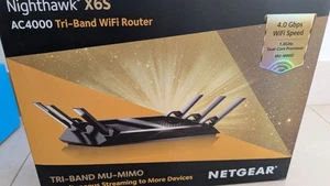 Wi-Fi Router NETGEAR Nighthawk X6S (R8000P) Tri-band Plus 3 Ethernet Adapters - Picture 1 of 6
