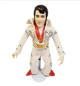Elvis Presley Porcelain Doll Danbury Mint 1987 "Aloha From Hawaii" 18" - Picture 1 of 8