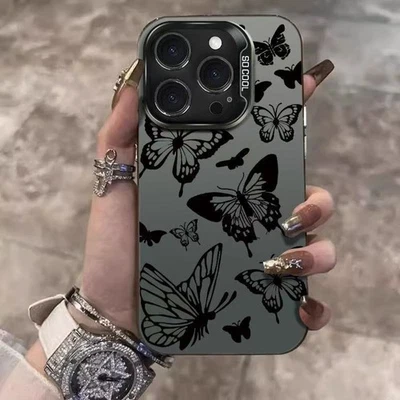 Case For iPhone 16 Pro Max 15 14 13 12 MIni 11 XR XS 8 SE Butterfly Phone Cover - Image 1 of 4