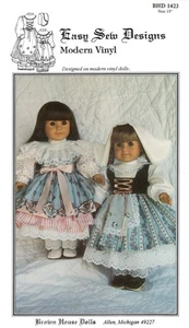 Easy Sew Designs BHD1423 18" braun Haus Puppen niederländische Kleidung Schnittmuster - Bild 1 von 2