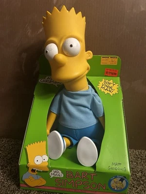 "Figura de vinilo muñeca Bart Simpson de colección Dan Dee 1990 18""" Foto 1 de 4