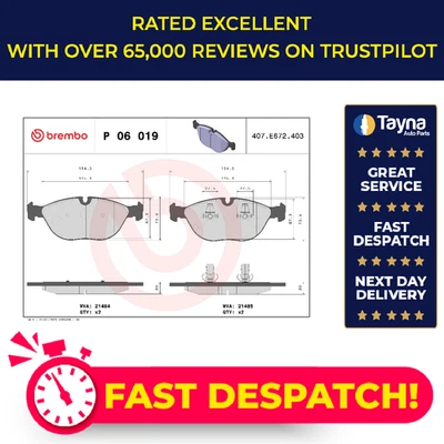 Juego de pastillas de freno para Bentley Brooklands RBS 6.8 delanteras 2008 en L410M1T4 Brembo nuevo Foto 1 de 4