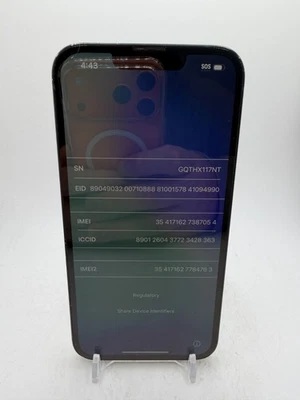 Apple iPhone 14 - Medianoche - 128 GB - tal cual para salvamento/piezas/desmontaje Foto 1 de 4