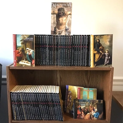 Magnificat Catholic Magazine 2020-2025 Mixed Lot 56 Issues +5 Advent companions - Image 1 of 4