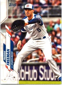 2020 Topps #549 Freddie Freeman Atlanta Braves Baseball Card - Picture 1 of 2