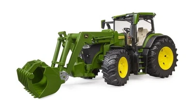 BRUDER 03151 - scala 1:16 - TRATTORE JOHN DEERE 7R 350 CON CARICATRICE FRONTALE - Immagine 1 di 4