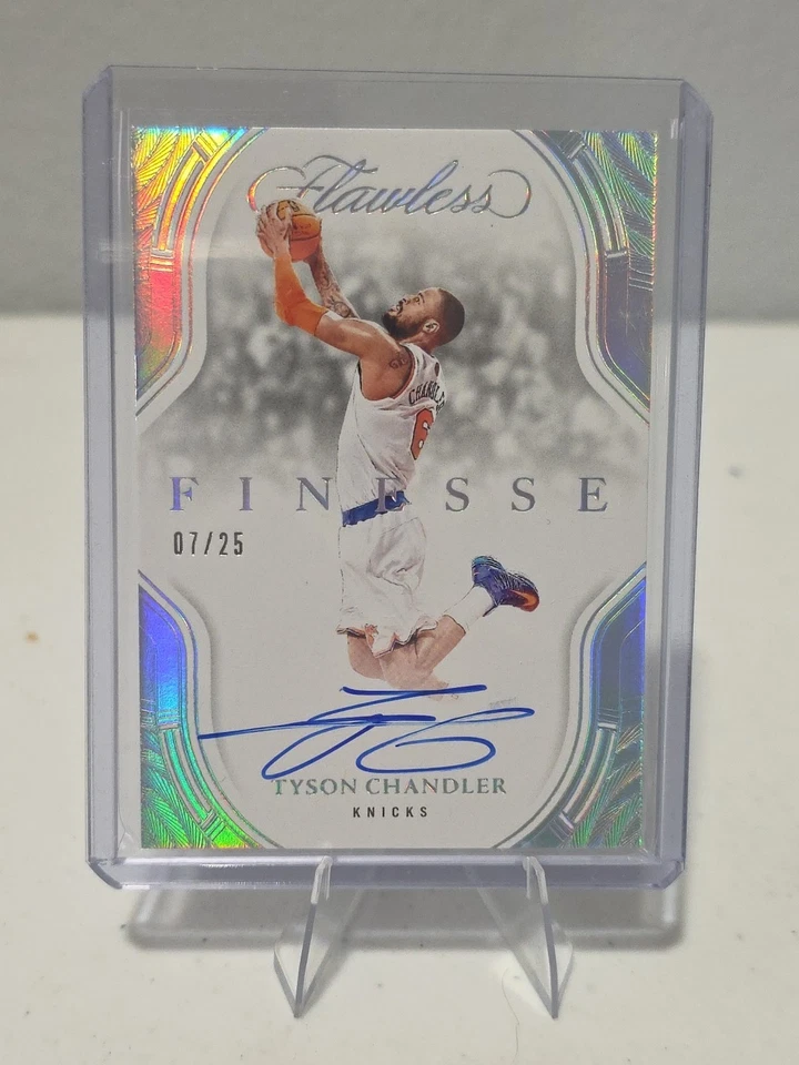 2024 Flawless Finesse Signatures Тайсон Чендлер на карточке с автографом /25 ников - Изображение 1 из 2