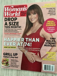 ~ Woman’s World Magazine June 16, 2025 ~Jane Seymour, Drop size this month,Grill - Picture 1 of 2