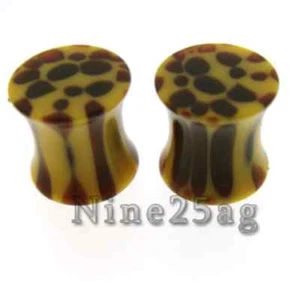 COPPIA SPINA 5/8" POLLICI GHEPARDO ACRILICO 16MM DOPPIA SVASATA - Foto 1 di 1