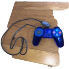 Sony PlayStation 1/PS1 Controller clear blue  Logic 3 Speed Pad
