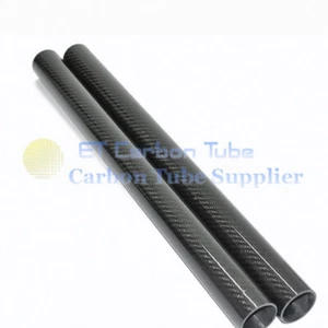 1-2pcs 3K Carbon Fiber Tube OD12mm x ID 8mm 10 11mm Roll Wrapped 330 500mm Long - Picture 1 of 3
