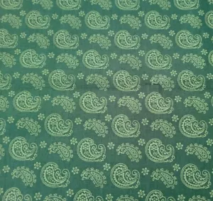 Wilmington Prints Essentials Paisley Toss Tonal Green BTY Blender - Picture 1 of 3