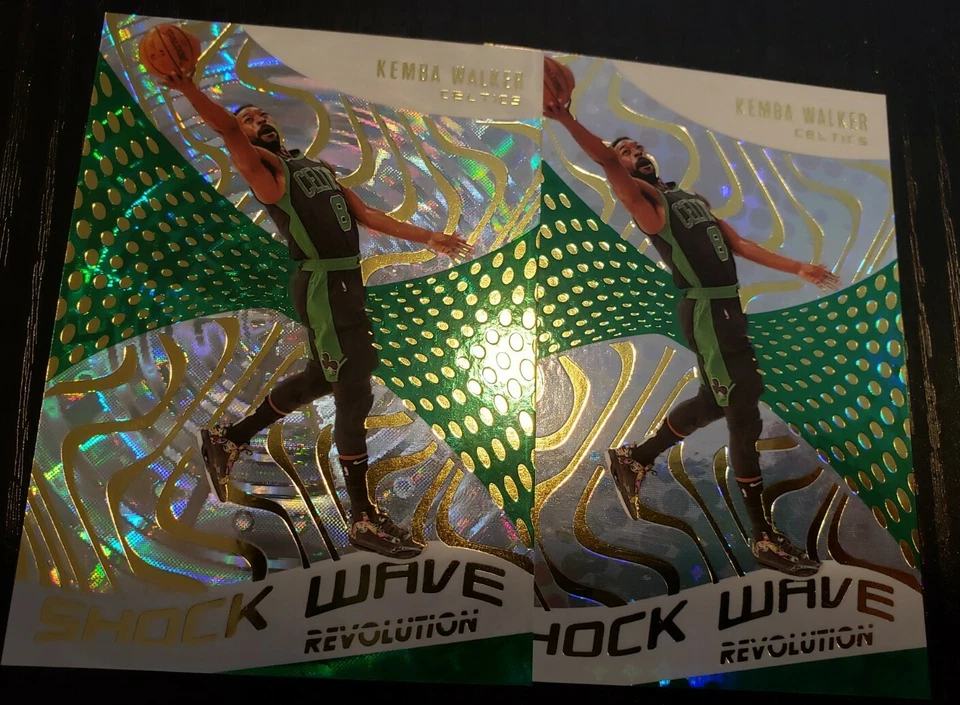 2020-21 Panini Revolution Kemba Walker Shock Wave 2 LOT 1 FRACTAL 1 REG. No. 10 - Image 1 of 4