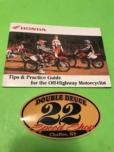 GENUINE Honda NOS 00X51-OFF-6000 Guide for the Off-Highway Motorcyclist - Picture 1 of 4