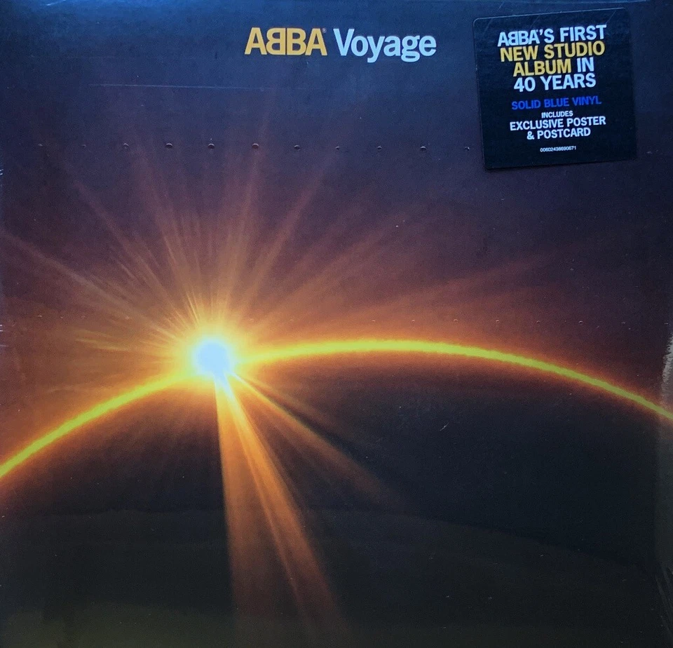 ABBA - Voyage [LP NEU] | Polar - 00602438690671  | Solid Blue Colored Vinyl - Bild 1 von 1