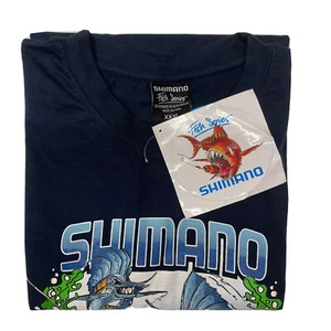 Shimano Fish Series Dark Blue Angry Marlin Lure Cotton Larger Fit XXXL - Picture 1 of 10