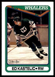 1990-91 O-Pee-Chee Ed Kastelic #404