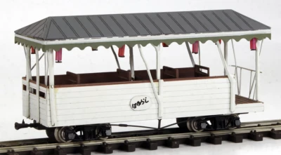 HOn30/HOe World Craft Kusakaru Open-Sided Passenger Car Shirakaba Mid Kit H0e - Image 1 of 4