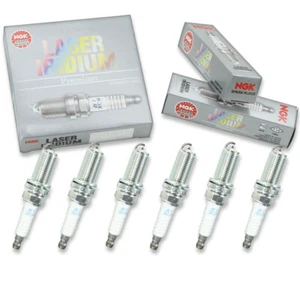 6 pc NGK 4212 ILFR6G-E Laser Iridium Spark Plugs for FGR8MQI BM0006613 oo - Picture 1 of 4