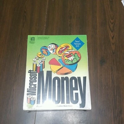 Sealed NEW OLD STOCK! Microsoft Money 1992 Retired Discontinued Software SCARCE! - Image 1 of 4