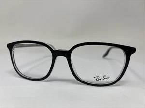 Monturas de gafas Ray Ban RB 5406 2034 54/18 145 negro transparente cuadrado borde completo A957 - Imagen 1 de 24