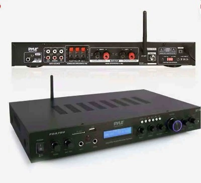 Pyle Home Theater Amplifier Audio Receiver Sound System PDA7BU w/Wireless BT Str - Image 1 of 4