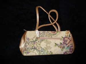 Damenhandtasche 30 cm x 14 cm brokatstil - Bild 1 von 1