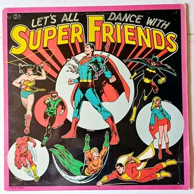 Let's All Dance With Superfriends Super Hero,  Vinyl LP 33t, 1978 RARE - Photo 1/4