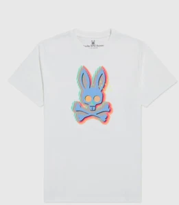 New Psycho Bunny KIDS Ethan Deco Bunny Tee SIZES 3T- 18/20 MSRP $40 - Picture 1 of 5