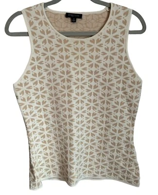 Etcetera 女式小号米色多无袖上衣 — 第 1/4 张图片