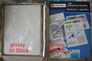 Laminier Taschen Folien A4 250 Micron LOT Sammlung Konvolut - Bild 1 von 2