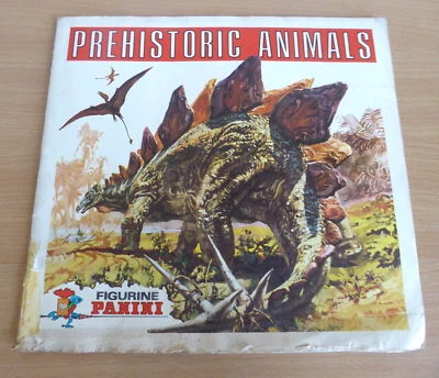 Panini Prehistoric Animals Sticker Book Album 1977 Dinosaurs - Image 1 of 4