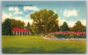 Postal Elmwood Park Omaha Nebraska B5 - Imagen 1 de 2