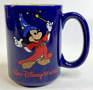 Walt Disney World Fantasia Mickey Mouse Zauberer Kobalt Königsblau Kaffeetasse Becher  - Bild 1 von 6