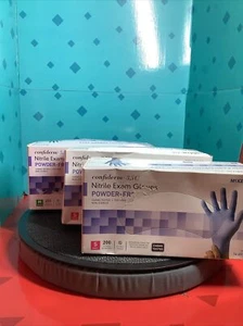 McKesson Confiderm Nitrile Exam Glove -  200 per Box (2 Small 1 Medium)600 Total - Picture 1 of 10