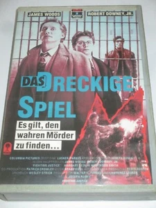 RCA grau - Das dreckige Spiel - VHS/Thriller/James Woods/Robert Downey jr./'88 - Bild 1 von 2