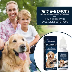 Eye Drops for Pets Bacterial, Viral and Fungal & Infections Dog Cat Treatment.. - Picture 1 of 11