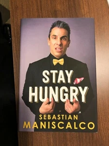 "Stay Hungry" by Sebastian Maniscalco Signed Bookplate 1st 2018 - Foto 1 di 6