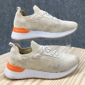 Crane Shoes Womens 7 Aldi Athletic Running Low Sneakers Beige Fabric Slip On - Picture 1 of 16