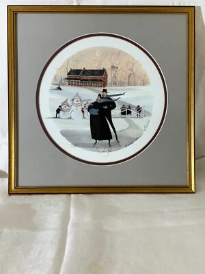 1996 P. Buckley Moss общество печати «Любовь и радость» #2068 подписанный - Изображение 1 из 3