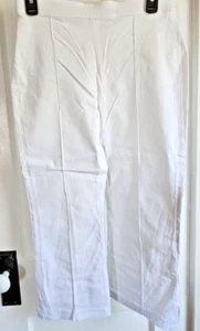 Michael Kors Costura Pull On Elástico Capris Blanco Cintura Elástica Mujer Talla 6 - Imagen 1 de 10