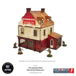 Micro Art Studio H00124 WW2 Normandy Restaurant (Bolt Action) Terrain Kit - Picture 1 of 3