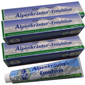 Alpenkräuter Emulsion Creme Homöopathie Original Lacure Salbe 200ml 3er Pack