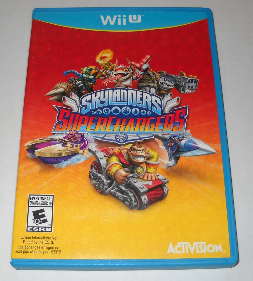 Skylanders Superchargers (Wii U, 2015) Game & Case only, NO Figures or Portal - Image 1 of 4