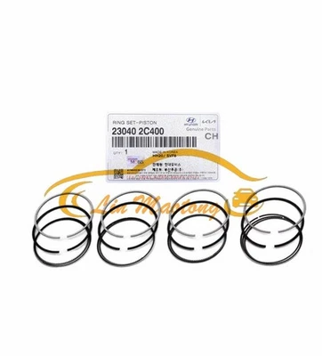  Conjunto de anel de pistão 230402G000 para Hyundai Tucson Kia Forte - Imagem 1 de 4