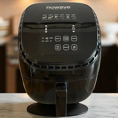 Nuwave Brio 3 Quart Air Fryer (Unboxed)  36002 - Great Condition Black Appliance - Image 1 of 4