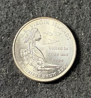 2009 P Virgin Islands US Territories Quarter Circulated - Image 1 of 2
