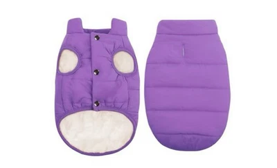 Chaqueta impermeable y cortavientos para perro ASENKU - Chaleco forrado de lana cálido para pequeño Foto 1 de 2