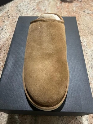 Mens Ugg Slippers NEW in Box Tan size 12 m1129290  Tasmanian slip on Smk free - Image 1 of 4